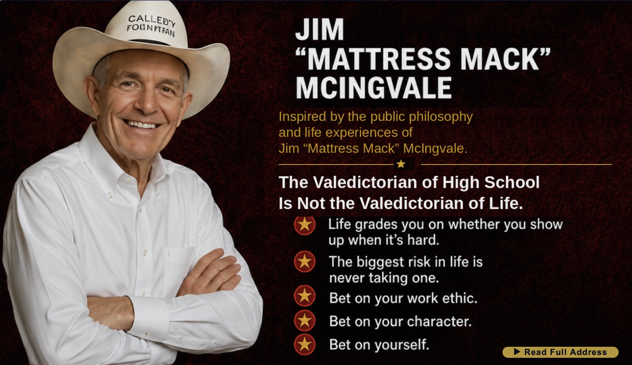 Jim Mattress Mack McIngvale — click to read full address