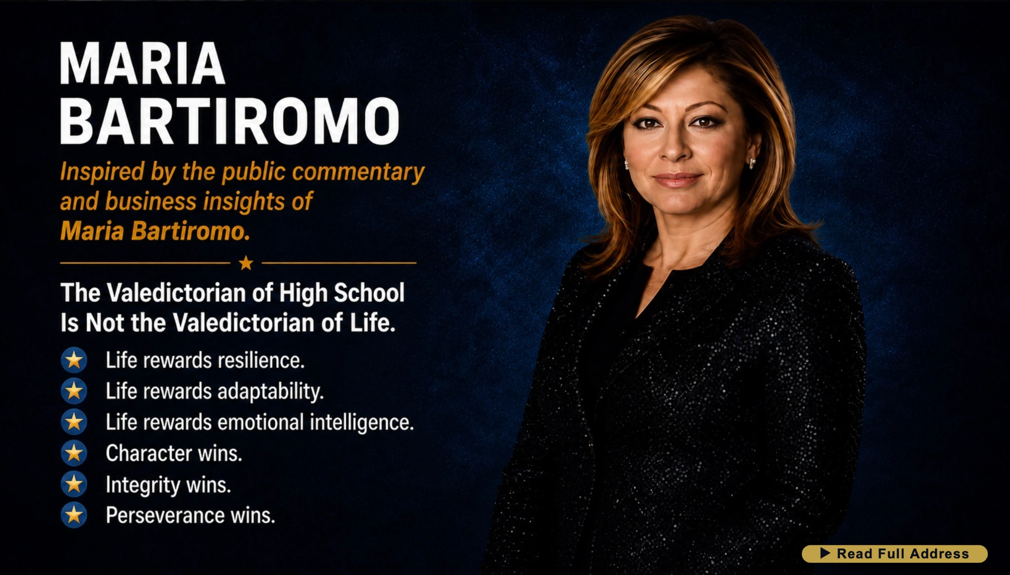 Maria Bartiromo — click to read full address