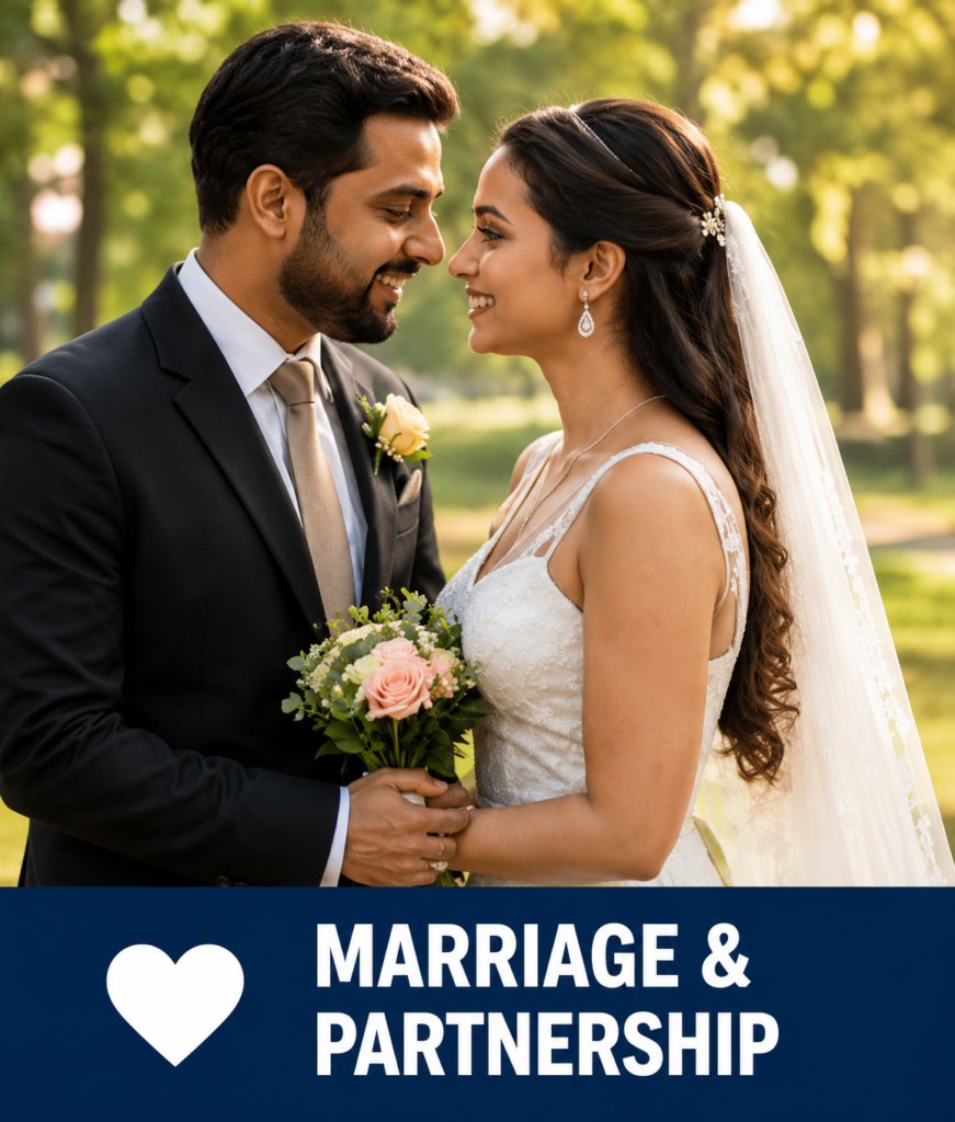 Our Story. Our Community. Our Future — family, skilled trades, coaches, education, work and purpose, marriage and family, children and teamwork. Associated description if needed: Every student is shaped by family, school, coaches, mentors, neighbors and community.
